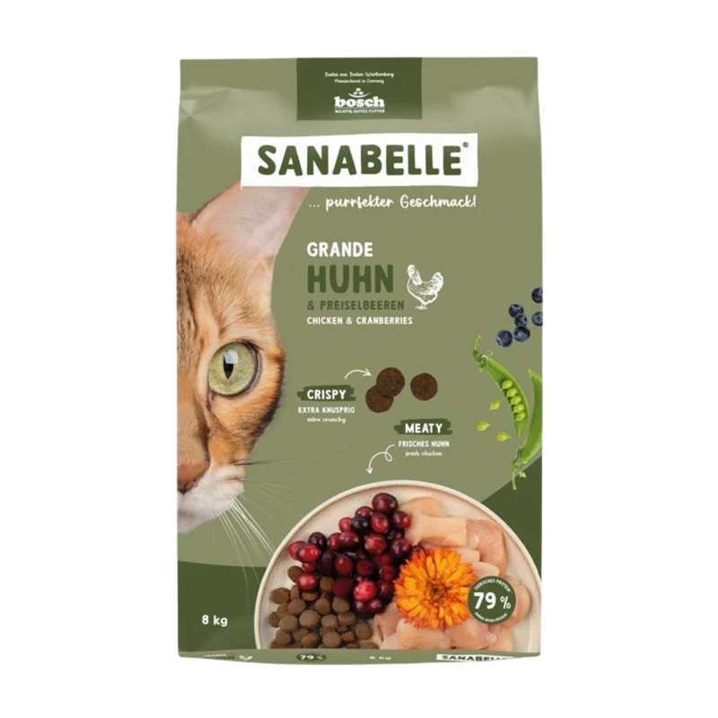 Sanabelle Grande – Huhn für große Katzen & intensives Kauerlebnis