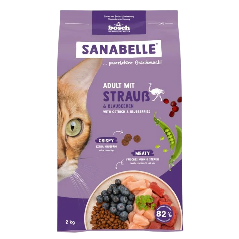 Sanabelle Adult – Strauß für sensible Feinschmecker & ausgewogene Vitalernährung