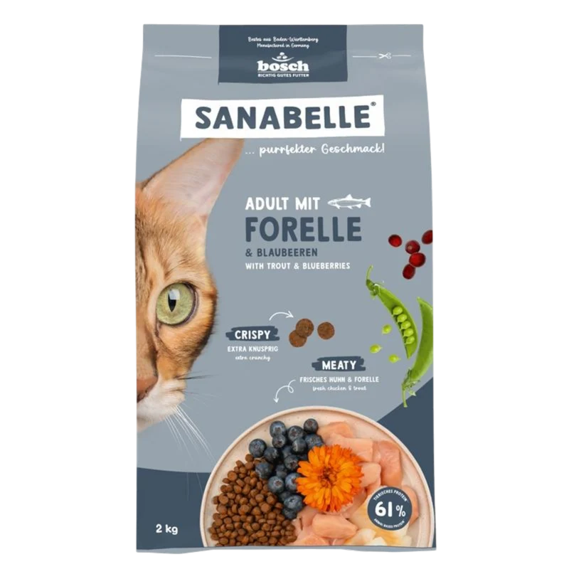 Sanabelle Adult – Forelle für glänzendes Fell & ausgewogene Vitalernährung