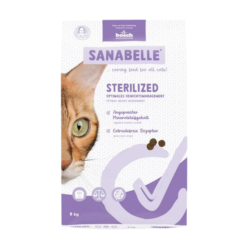 Sanabelle Sterilized – Gewichtskontrolle, Sättigung & sensibler Harntrakt optimal unterstützt