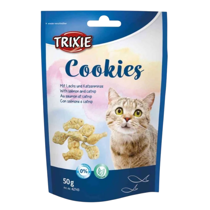 Trixie Cookies mit Lachs & Katzenminze – knuspriger Genuss für kleine Feinschmecker