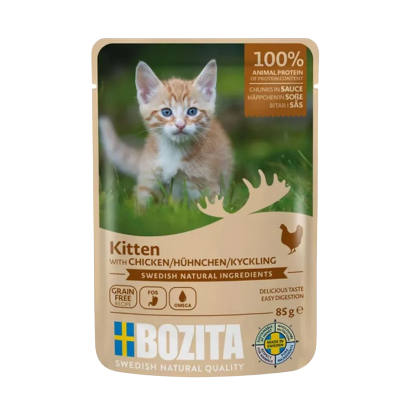 Bozita Häppchen in Sauce mit Hühnchen für Kitten