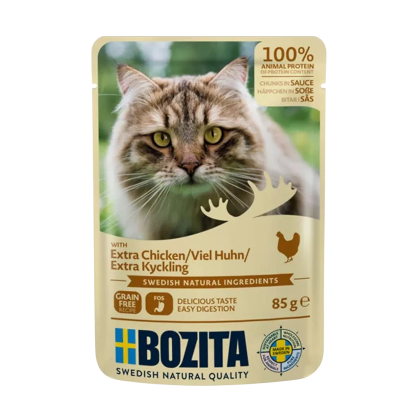 Bozita Häppchen in Sauce mit viel Hühnchen