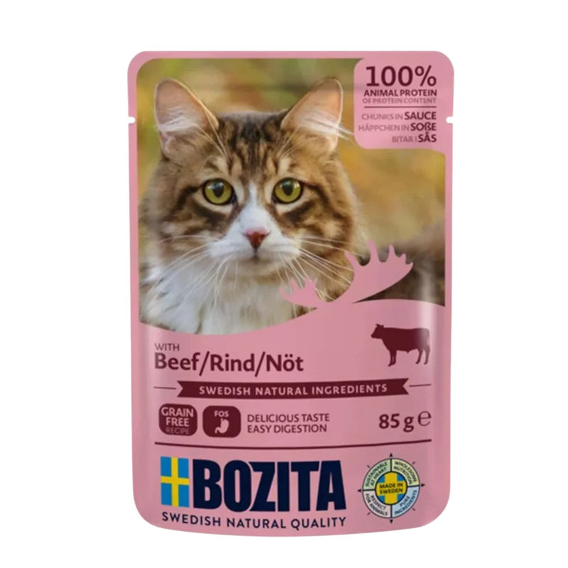 Bozita Häppchen in Sauce mit Rind