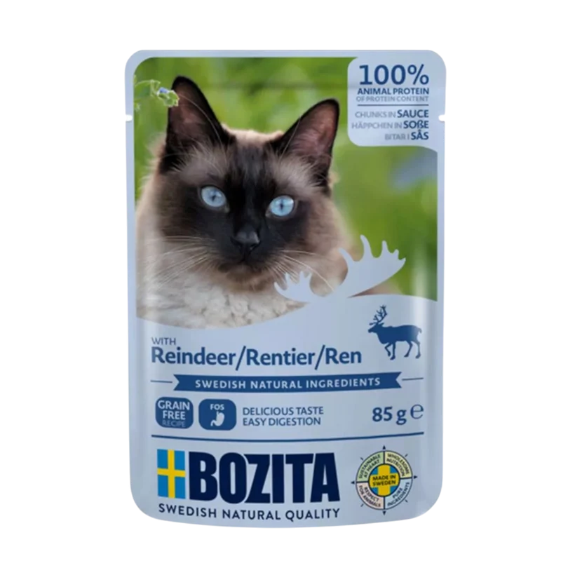 Bozita Häppchen in Sauce mit Rentier