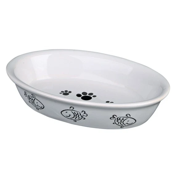 Keramiknapf oval für Katzen