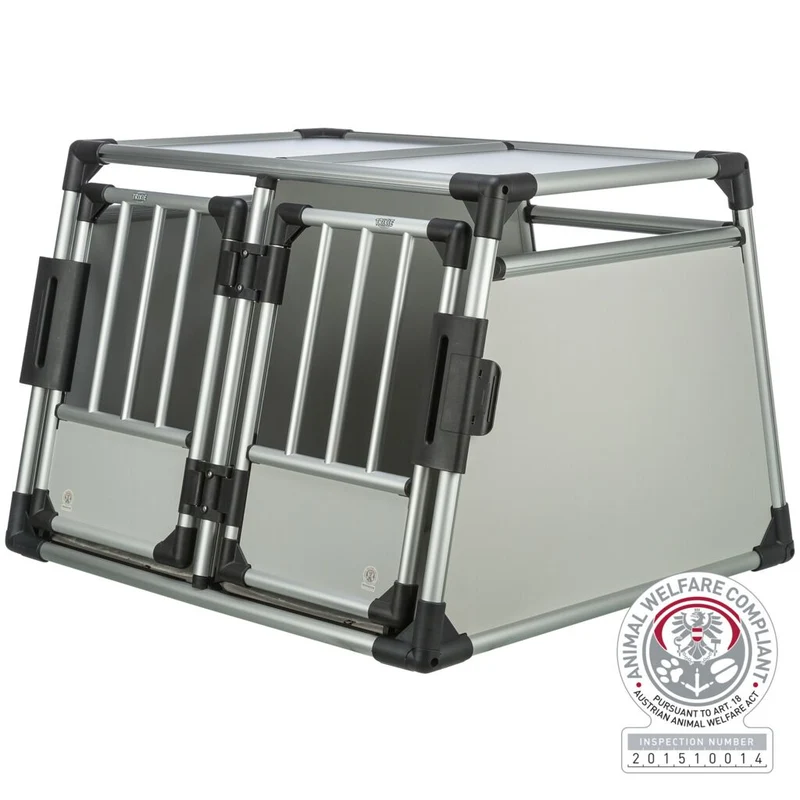 Transportbox, doppelt, Aluminium
