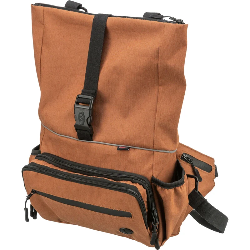 Rolltop als Hüfttasche und Hunde-Rucksack tragbar