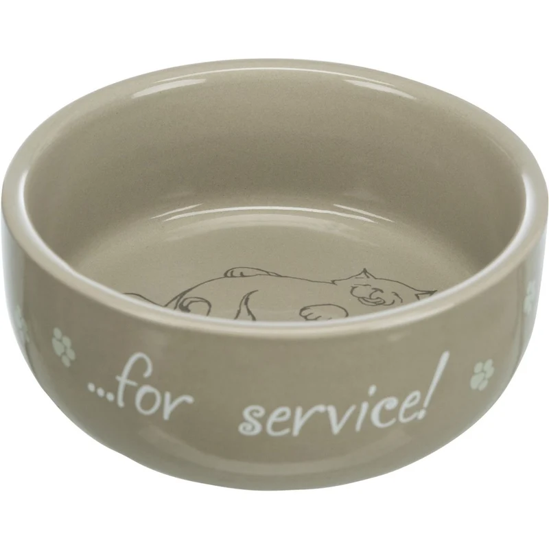 Keramiknapf für Katzen Thanks for Service!