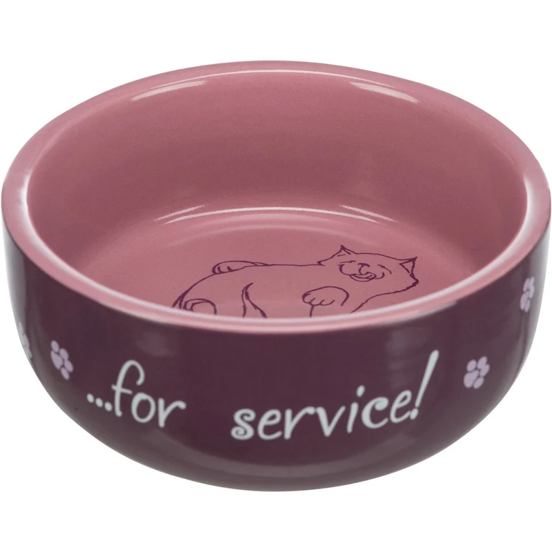 Keramiknapf für Katzen Thanks for Service!