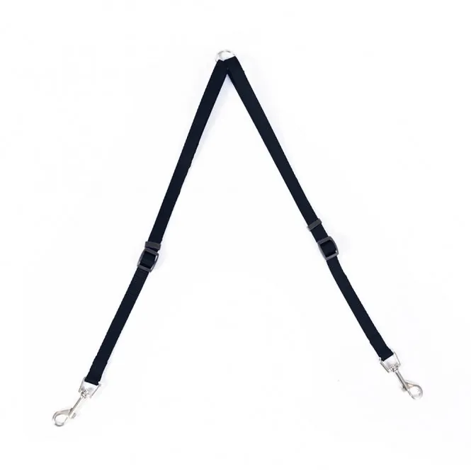 Duvoplus Nylon-Kupplungsstück für Hundeleine - für 2 Hunde