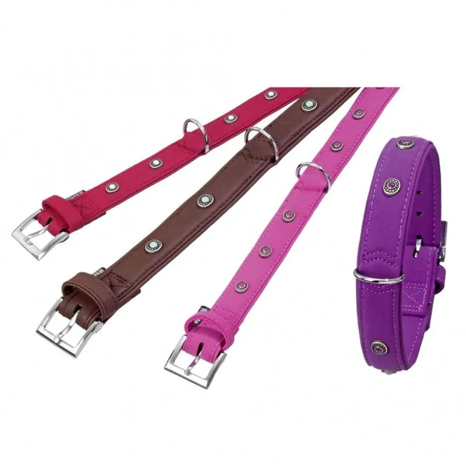 Karlie Art Buffalo Deco Halsband – aus Kunstleder für Hunde