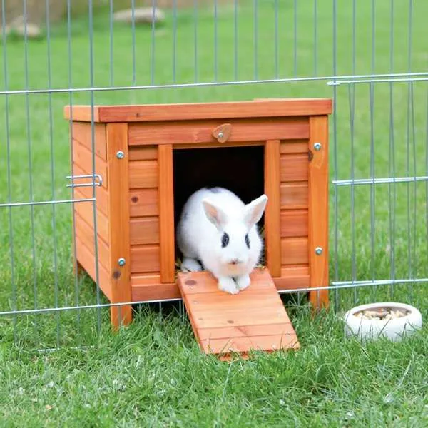 Trixie Natura Kleintierhaus für Kaninchen und Meerschweinchen