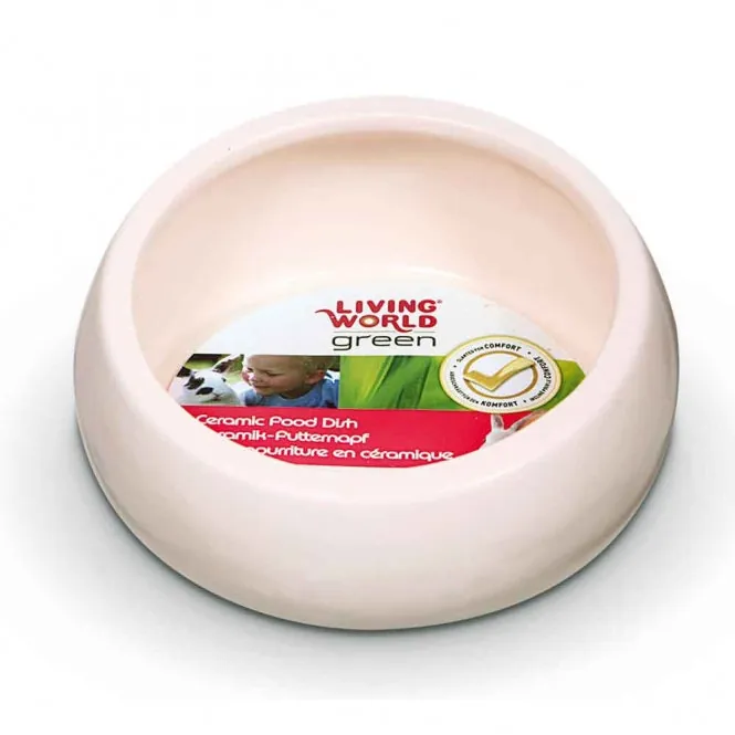 LIVING WORLD Ergonomischer Nagernapf für Kleintiere