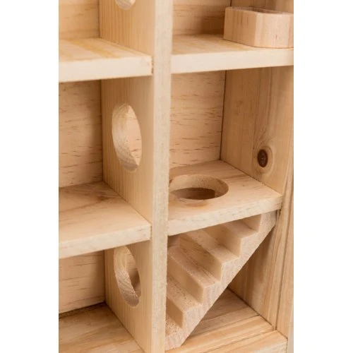 Spielturm mit Sichtscheibe für Hamster und Mäuse