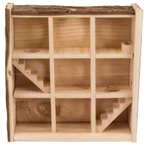 Spielturm mit Sichtscheibe für Hamster und Mäuse