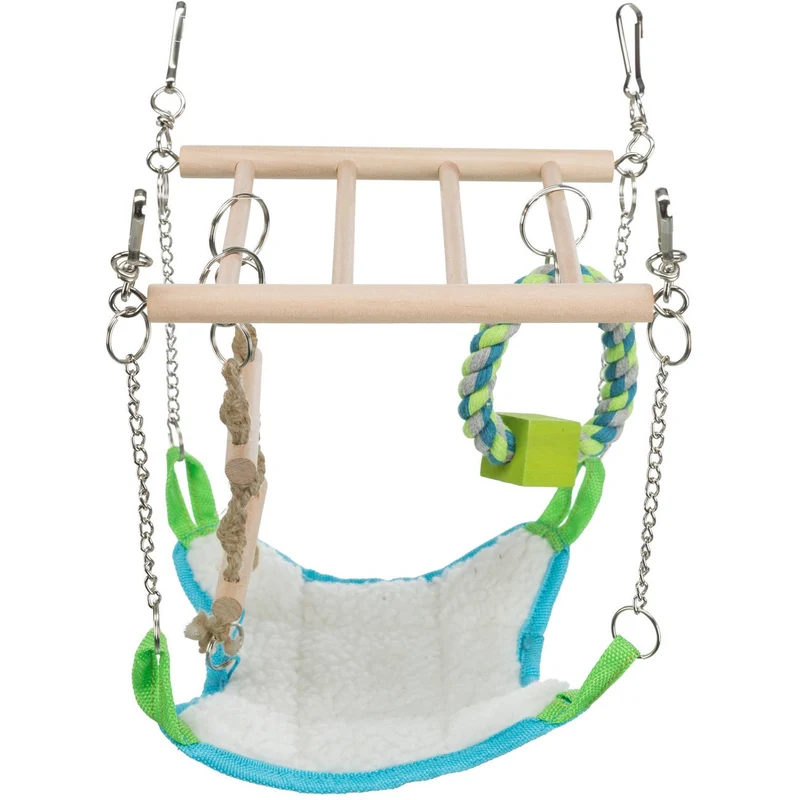 Hamster Hängebrücke mit Hängematte
