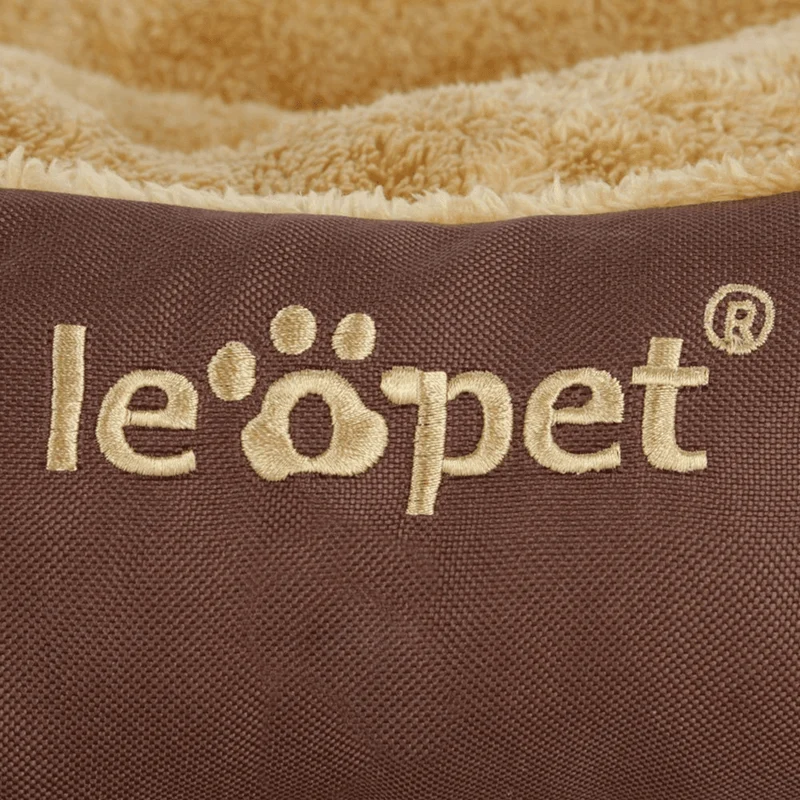 Leopet® HTBT03 Dog Bed DIFFERENT SIZES and COLOURS (Brown, S)
