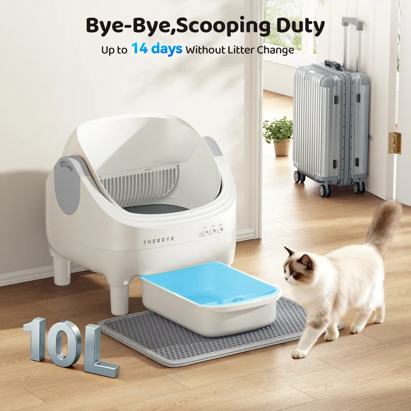 Thereye Open Top Self-Cleaning Cat Litter Box (ER-SC06)