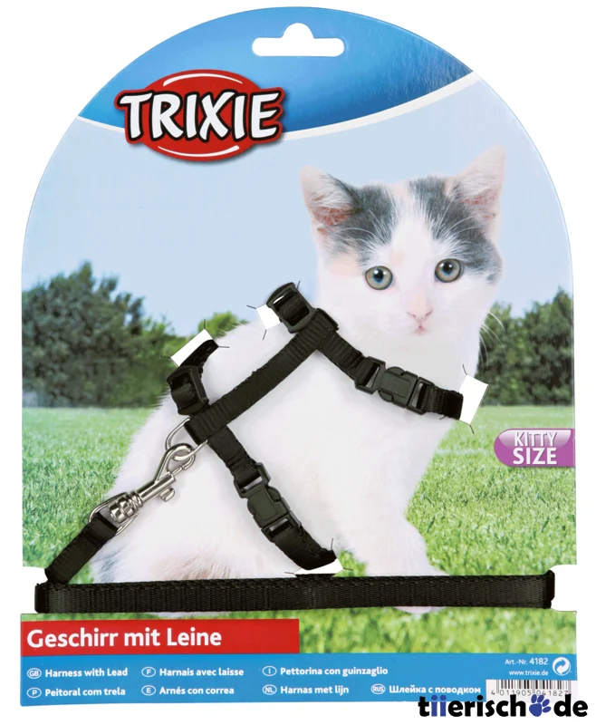 Katzengeschirr mit Leine für Kitten