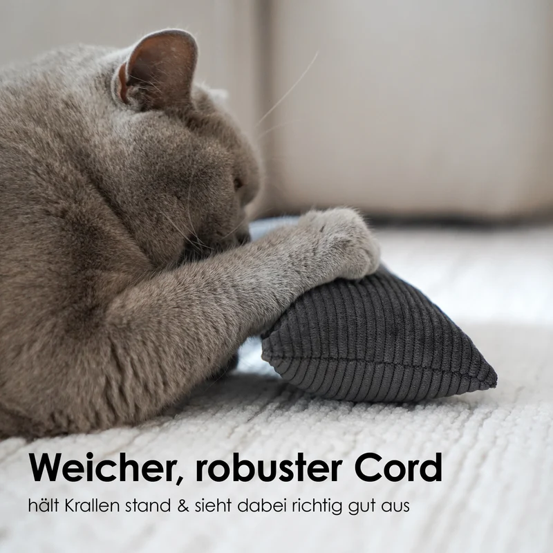 KICK BUNNY Katzenkissen mit Catnip