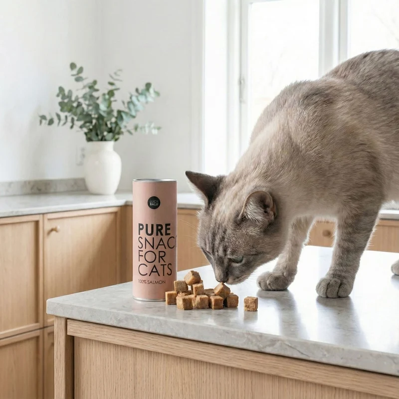PURE Katzensnacks Lachs gefriergetrocknet