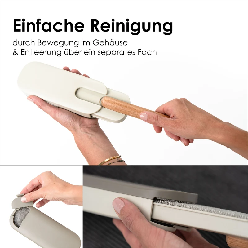 Katzenbett & Fusselbürste Set
