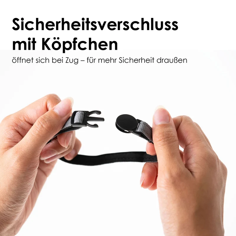 WILLY Katzenhalsband mit Namenskapsel