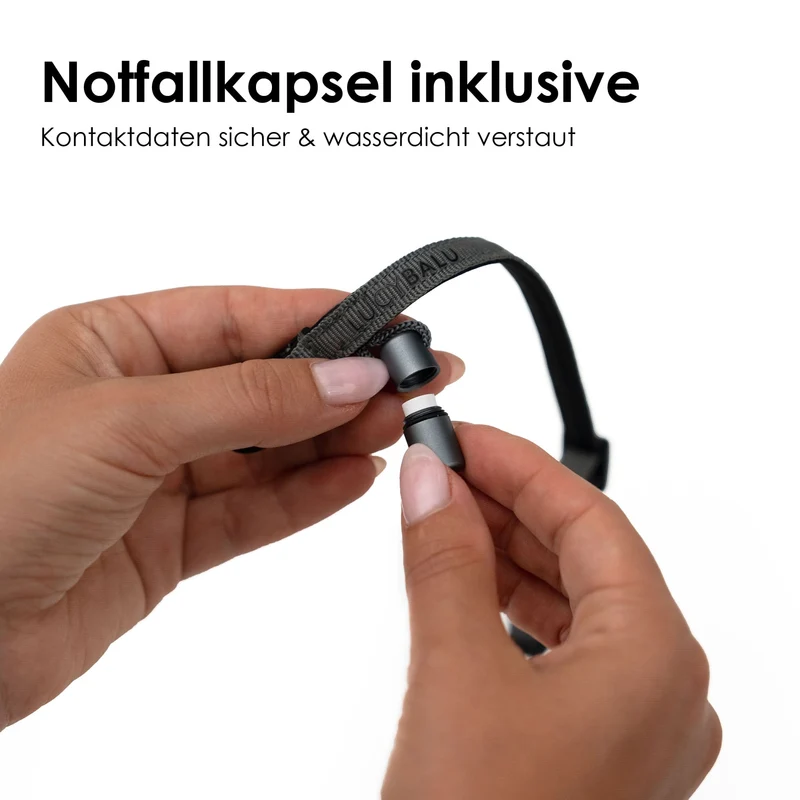 WILLY Katzenhalsband mit Namenskapsel
