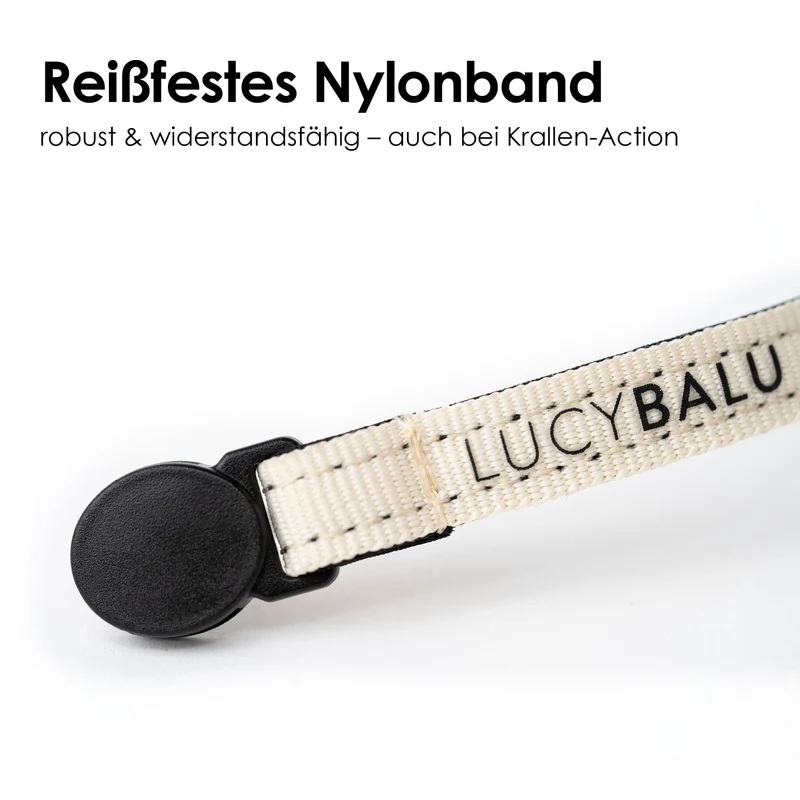 WILLY Katzenhalsband mit Namenskapsel