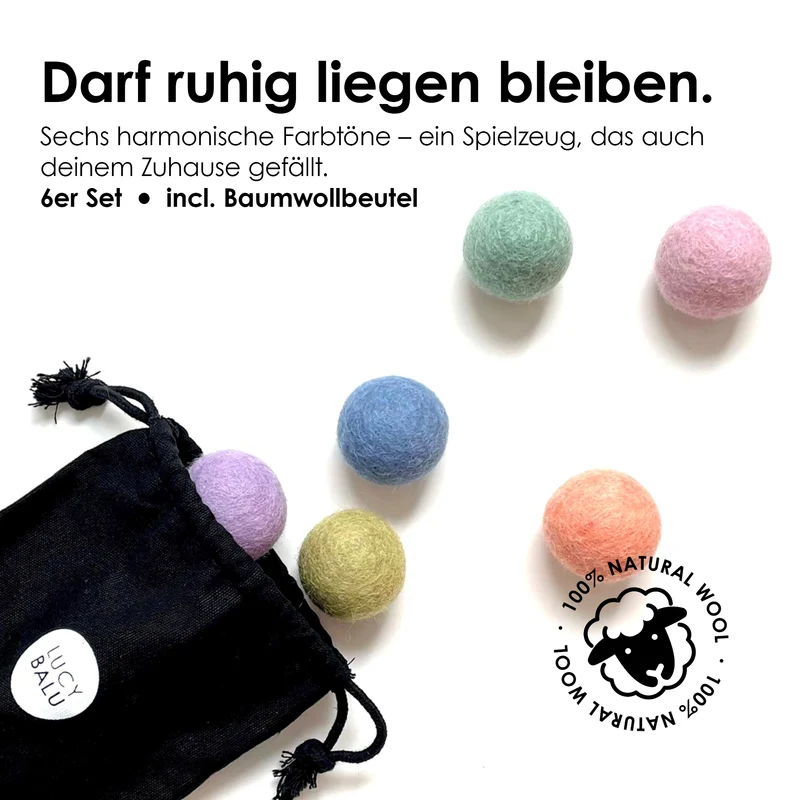 RAINBOW BALLS Filzbälle