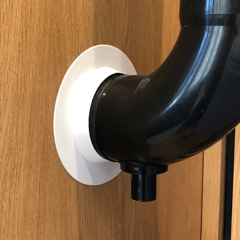 Cover plate Ø110 white