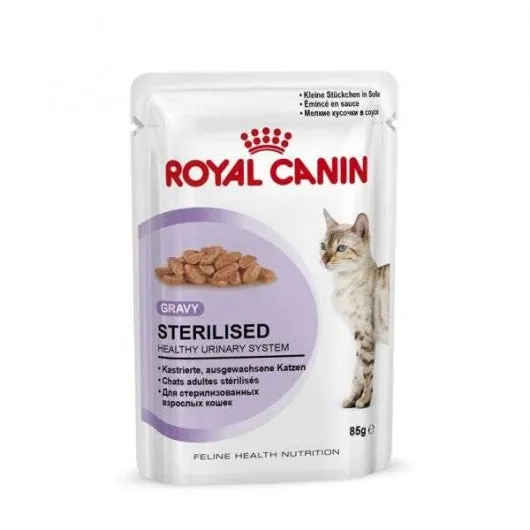 Royal Canin Frischebeutel Sterilised in Sosse Multipack - 12x85g