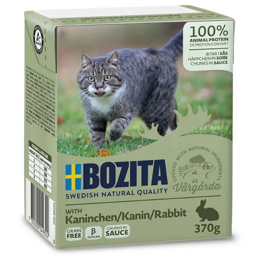 Bozita Häppchen in Soße Kaninchen - 6x370g
