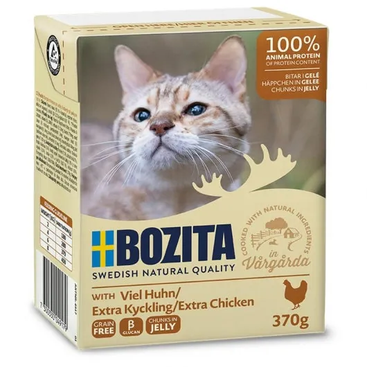 Bozita Häppchen in Gelee mit viel Huhn - 6x370g