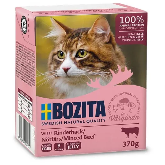 Bozita Häppchen in Gelee Rinderhack - 6x370g