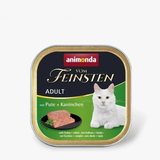 Animonda vom Feinsten Adult mit Pute & Kaninchen – 32x100g