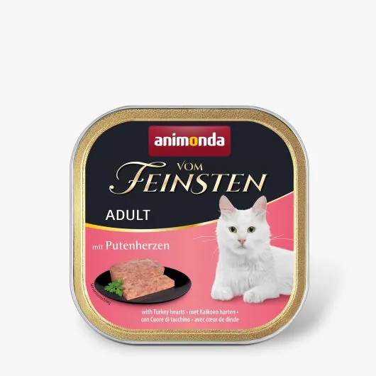 Animonda vom Feinsten Adult mit Putenherzen – 32x100g