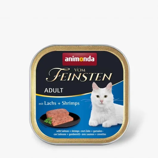 Animonda vom Feinsten Adult Lachs & Shrimps – 32x100g