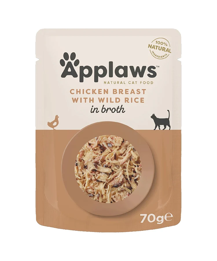 Applaws Chicken Breast with Wild Rice Wet Cat Food 70G