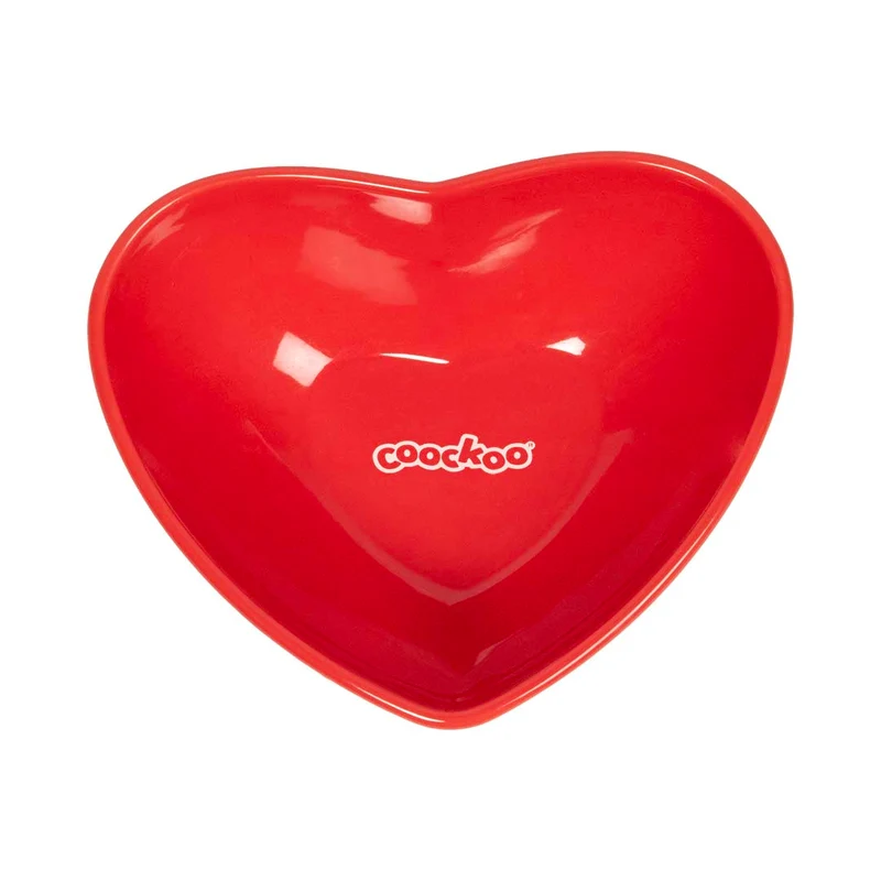 Ebi Coockoo Eat Your Heart Out Dog Bowl 480ml Red 16.5x13.5x6cm
