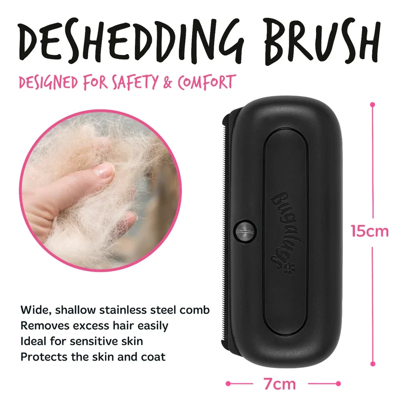 Bugalugs Deshedding Brush For Pets