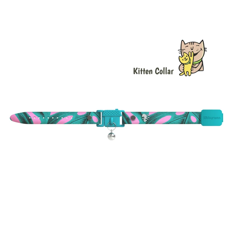 Kittyrama Monstera Botanicals Hypoallergenic Kitten Collar 14.5-18.5cm
