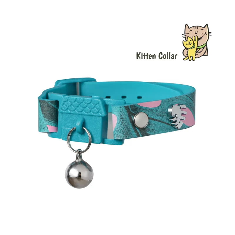 Kittyrama Monstera Botanicals Hypoallergenic Kitten Collar 14.5-18.5cm