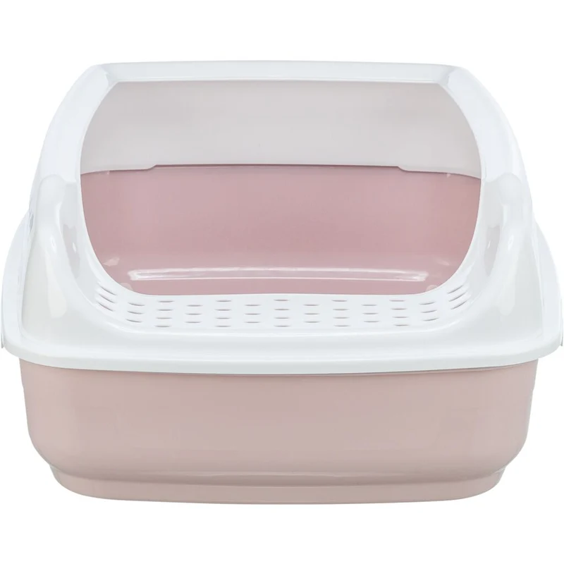 Trixie Delio Cat Litter Tray With Printed Rim Light Lilac 38x20x50cm
