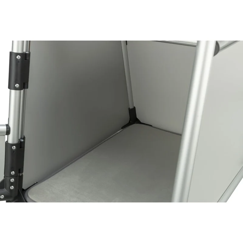 Trixie Aluminium Dog Transport Crate Box With Panel Door Light Grey