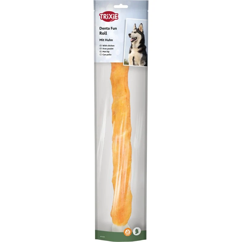 Trixie Denta Fun Chicken Chewing Rolls Dog Treat 170G