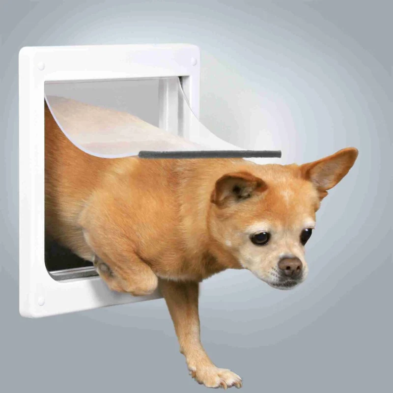 Trixie 2 Way Flap Door Model 3877 For Dogs White - XS-S