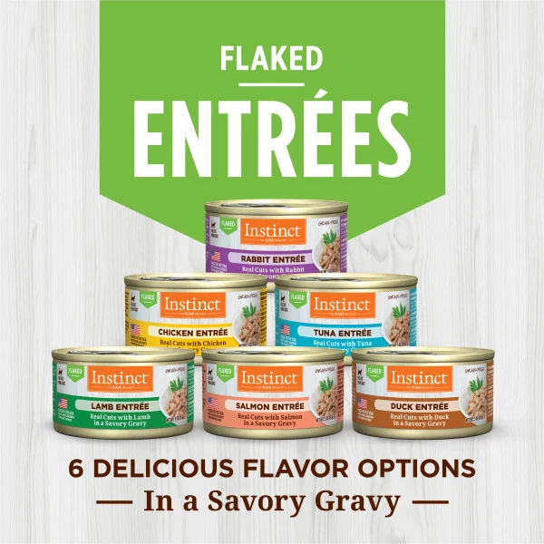 Instinct Flaked Lamb Entree Wet Cat Food 3oz