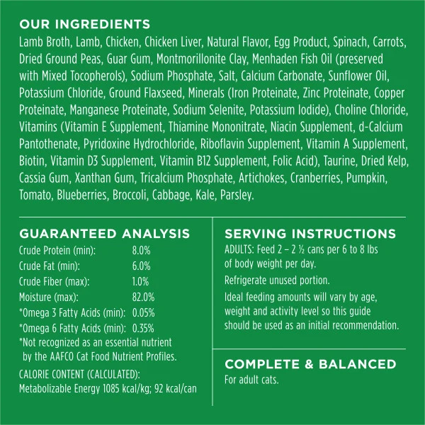 Instinct Flaked Lamb Entree Wet Cat Food 3oz